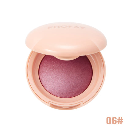 Phofay Silk Glow Powder Blush – 2-in-1 Blush & Highlighter