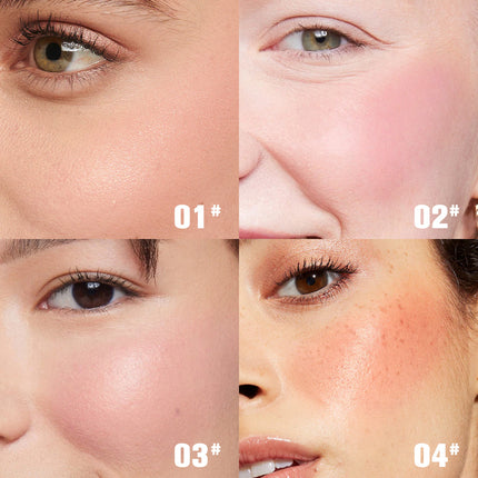 Phofay Silk Glow Powder Blush – 2-in-1 Blush & Highlighter