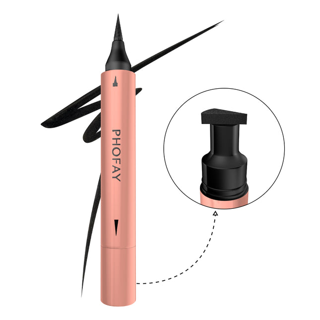 Phofay Double-Ended Liquid Eyeliner – Waterproof & Smudge-Proof Wing Kit