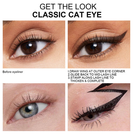 Phofay Double-Ended Liquid Eyeliner – Waterproof & Smudge-Proof Wing Kit