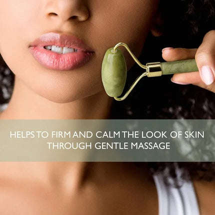 Anti-Puffiness Skin Care Set – Natural Jade Roller & Reusable Cooling Mask