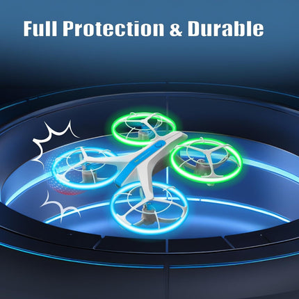 4K HD Camera Foldable Drone – Remote Controlled UAV with Altitude Hold & Headless Mode – Quadcopter with Real-Time WiFi Transmission for Beginners