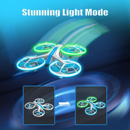 4K HD Camera Foldable Drone – Remote Controlled UAV with Altitude Hold & Headless Mode – Quadcopter with Real-Time WiFi Transmission for Beginners