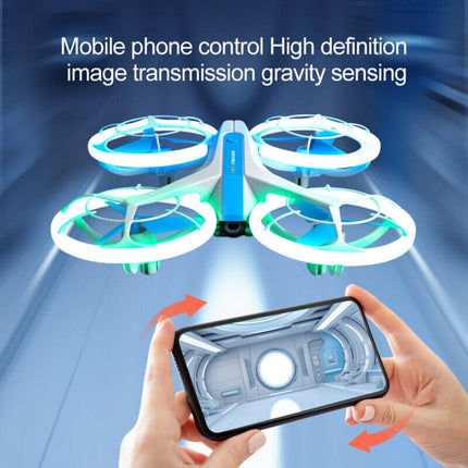 4K HD Camera Foldable Drone – Remote Controlled UAV with Altitude Hold & Headless Mode – Quadcopter with Real-Time WiFi Transmission for Beginners