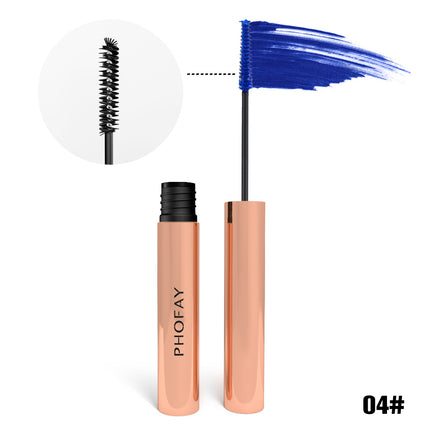 Phofay Long-Lasting Waterproof Color Mascara – 6 Bold Shades for Dramatic Eyes