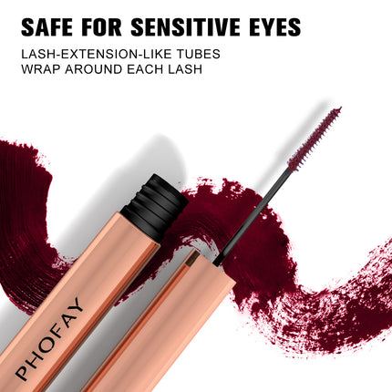 Phofay Long-Lasting Waterproof Color Mascara – 6 Bold Shades for Dramatic Eyes