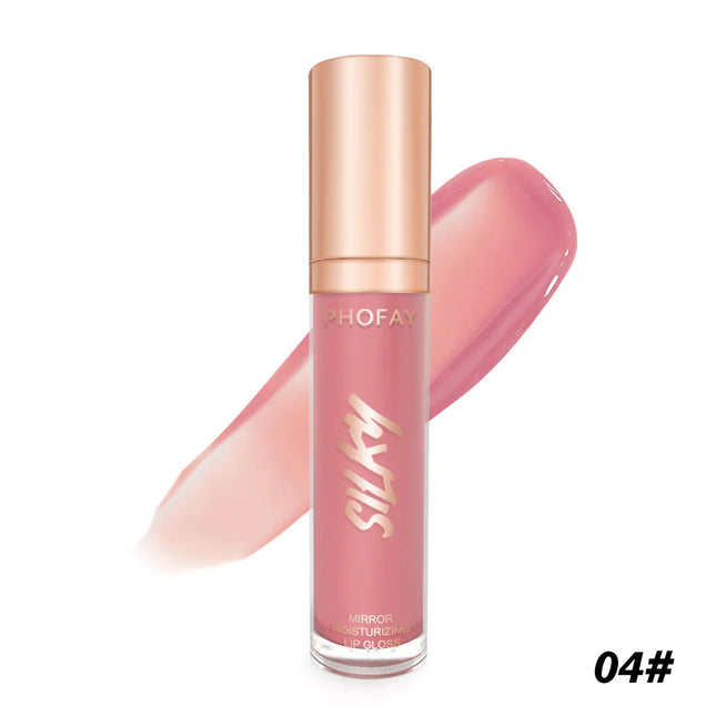 Phofay Crystal Mirror Lip Gloss – Glass-Effect & Moisture Lock Formula