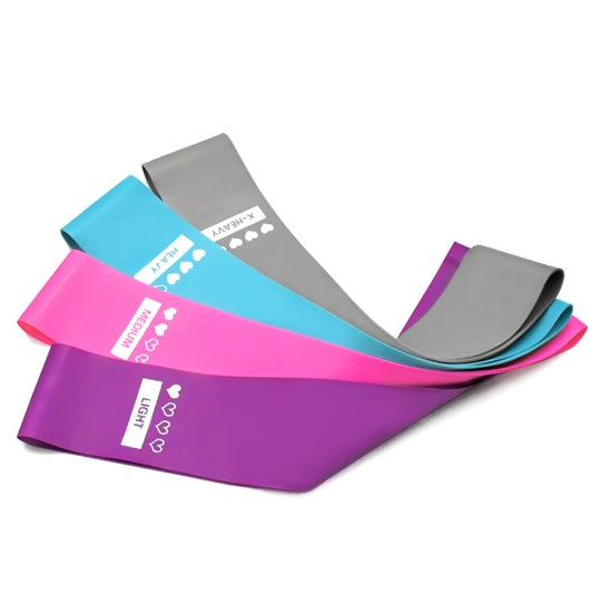 Mini Resistance Loop Band – Elastic Booty Band for Glute & Leg Toning – Non-Slip Rubber Band for Fitness, Yoga & Pilates