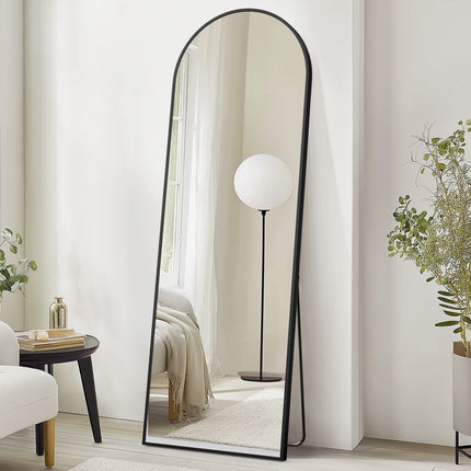 71" x 26" Arched Full Length Mirror – Large Floor Mirror with Stand – Modern Arched Wall Mirror for Bedroom, Living Room & Dressing