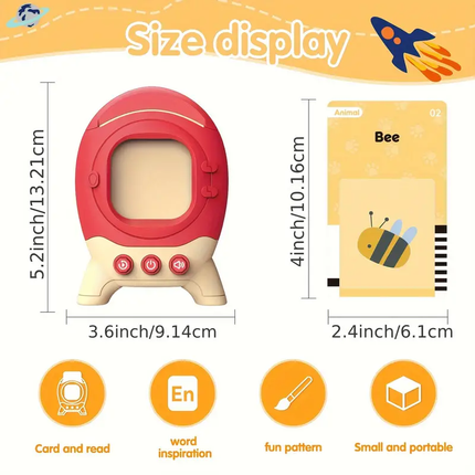 Talking Flash Cards for Toddlers – 224 Sight Words Learning Toys – Montessori Speech Therapy Toys for 1-6 Year Olds – Autism Sensory Toys for Kids