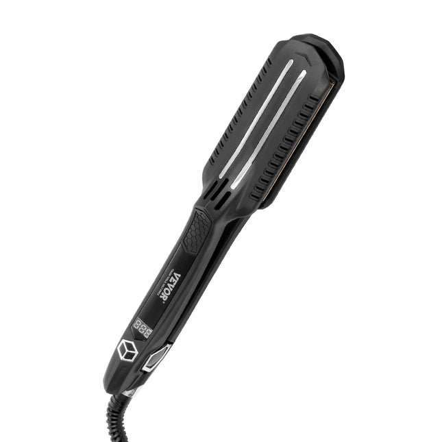 VEVOR™ Professional Dual Infrared Hair Straightener – Titanium Flat Iron with 19 Temp Levels