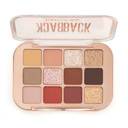 Phofay 12-Color Professional Eyeshadow Palette – High-Pigment Matte & Glitter