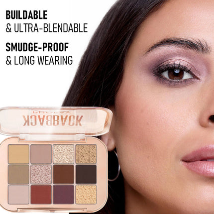 Phofay 12-Color Professional Eyeshadow Palette – High-Pigment Matte & Glitter