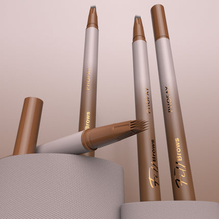 Phofay Waterproof Wild Eyebrow Pencil – Microblading Effect & 24H Wear