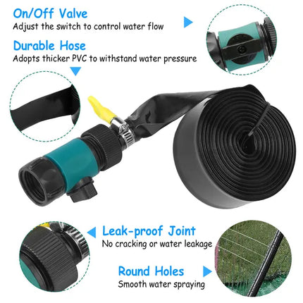 Trampoline Sprinkler with 39 ft Hose for Backyard Water Play