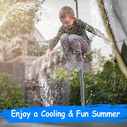 Trampoline Sprinkler with 39 ft Hose for Backyard Water Play - view 5