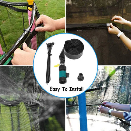 Trampoline Sprinkler with 39 ft Hose for Backyard Water Play - view 2