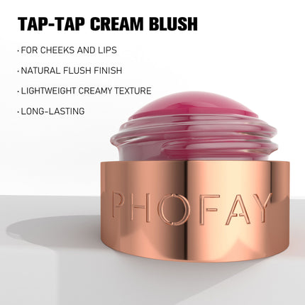 Buildable Long-Wear Cream Blush – Dewy & Radiant Finish