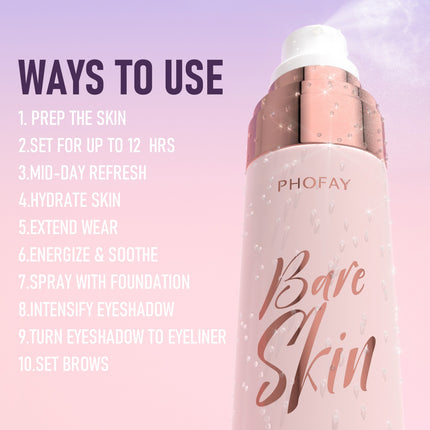 Phofay 24H Moisturizing Setting Spray – All-Day Lock & Radiant Glow