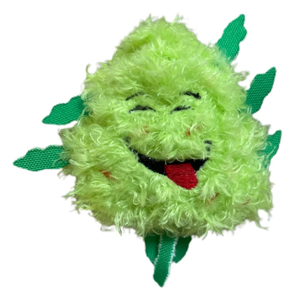 "My Name is Bud Jr." Funny Catnip Toy – 420 Parody Weed Nug Plush – Cute Stuffed Cat Toy with Premium Catnip for Kittens & Cats