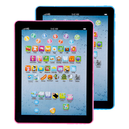 Kids Educational Learning Tablet – Interactive Touch Pad for ABCs, Numbers & Words – Preschool Study Toy with Music & Quiz Mode for Boys & Girls 1-6
