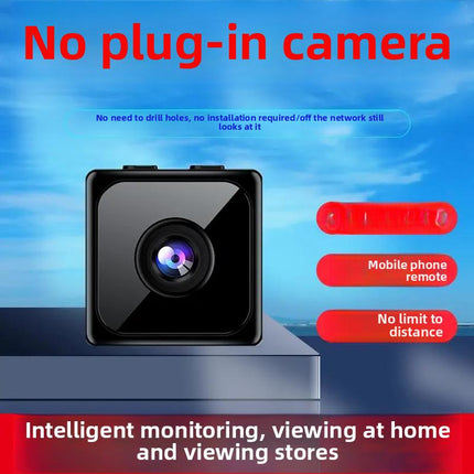 Modern Tech Cube Smart Home Camera – 1080P HD WiFi Security Monitor – Sleek Minimalist Interior Cam with Motion Tracking & 2-Way Audio