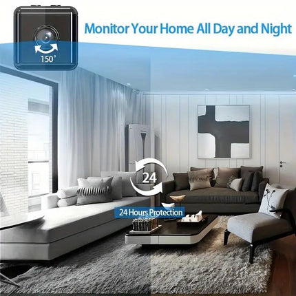 Modern Tech Cube Smart Home Camera – 1080P HD WiFi Security Monitor – Sleek Minimalist Interior Cam with Motion Tracking & 2-Way Audio