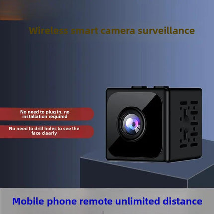 Modern Tech Cube Smart Home Camera – 1080P HD WiFi Security Monitor – Sleek Minimalist Interior Cam with Motion Tracking & 2-Way Audio