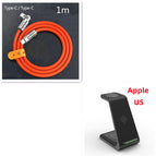Black Set12 / Apple US plug