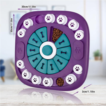 Interactive Dog Treat Puzzle Toy – Mental Stimulation and Slow Feeder Game for Small, Medium, and Large Dogs