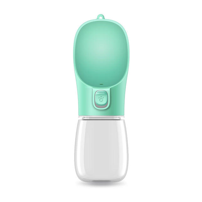 Portable Dog Water Bottle – Leak-Proof Pet Drinking Cup for Walking & Travel – BPA-Free Food-Grade Silicone & Plastic Dispenser