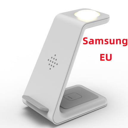 3-in-1 Fast Wireless Charging Station – Foldable Magnetic Charging Dock for iPhone, Apple Watch & AirPods – Universal Quick Charge Stand