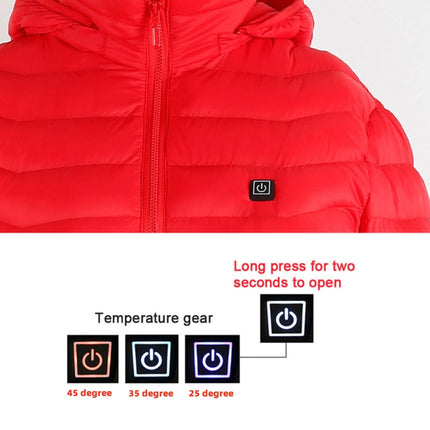 Men's USB Heated Winter Jacket – Smart Thermal Insulated Hooded Coat for Outdoor Sports, Commuting & Cold Weather