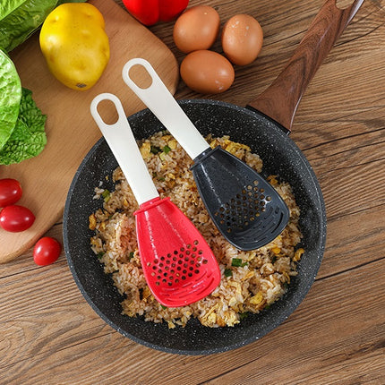 6-in-1 Multi-Functional Kitchen Cooking Spoon – Heat-Resistant Slotted Spoon for Grinding, Mashing, Straining & Whisking