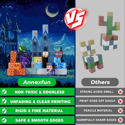 100-Piece Magnetic Building Blocks Set – Sapphire Blue Castle Theme – 3D Magnetic Tiles for Toddlers & Kids – Educational STEM Construction Toy