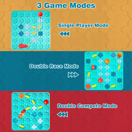 Kids' Logical Road Builder Puzzle Game with 206 Challenges