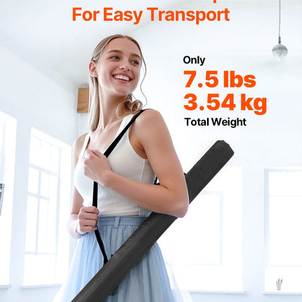 Professional Dance Floor & Portable Yoga Mat – 6.6’ x 3’ Large Non-Slip Floor Mat – 1.5mm Thin Workout Mat for Home Practice & Studios
