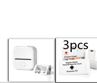 Mini Portable Thermal Printer - Wireless Bluetooth Pocket Printer for Photos, Study Notes & Labels - Inkless Mobile Photo Printer for iOS & Android