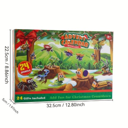 912-Piece Animal & Insect Mini Building Block Set – 24-in-1 Creative DIY Kits – Educational STEM Toy for Kids, Boys & Girls – Realistic Nature Models