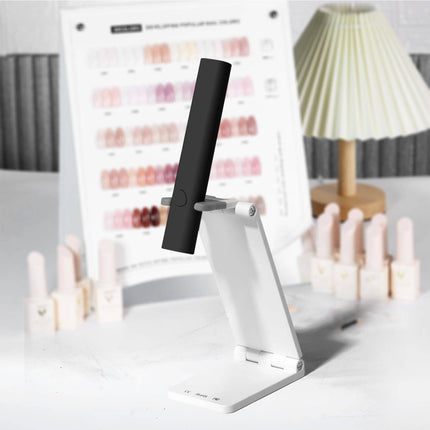 LuxeNail™ Mini Cordless UV Dryer – 2-in-1 Handheld & Stand-Up Professional Curing Station