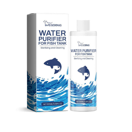 Yebang Professional Aquarium Water Clarifier – Rapid Cloudiness Remover for Crystal Clear Fish Tanks – Safe for All Fish & Plants