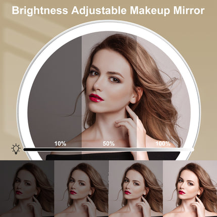 Smart Touch 5X Magnification Vanity Mirror – Rechargeable High-Definition Beauty Mirror