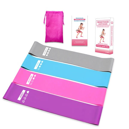 Mini Resistance Loop Band – Elastic Booty Band for Glute & Leg Toning – Non-Slip Rubber Band for Fitness, Yoga & Pilates