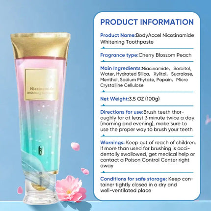 Niacinamide B3 Tooth Brightening Serum – Professional Daily Oral Care for Sensitive Teeth