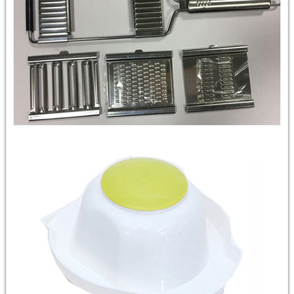 3-in-1 Stainless Steel Handheld Grater – Multi-Functional Vegetable Slicer & Fruit Shaver