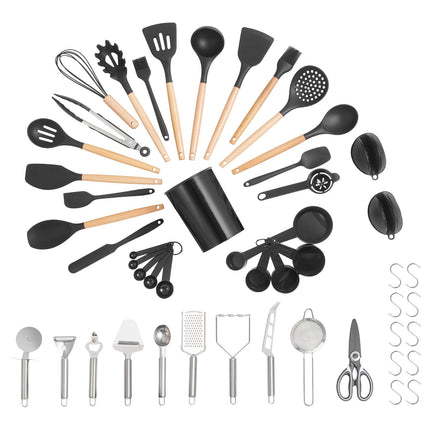 ProChef™ 50-Piece Professional Kitchen Tool Kit – Non-Stick Silicone & Stainless Steel Cooking Set