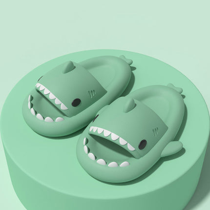 Original Shark Slides – Funny Cartoon Shark Slippers for Adults – Cloud-Feel Soft Sole Non-Slip Sandals for Indoor & Outdoor