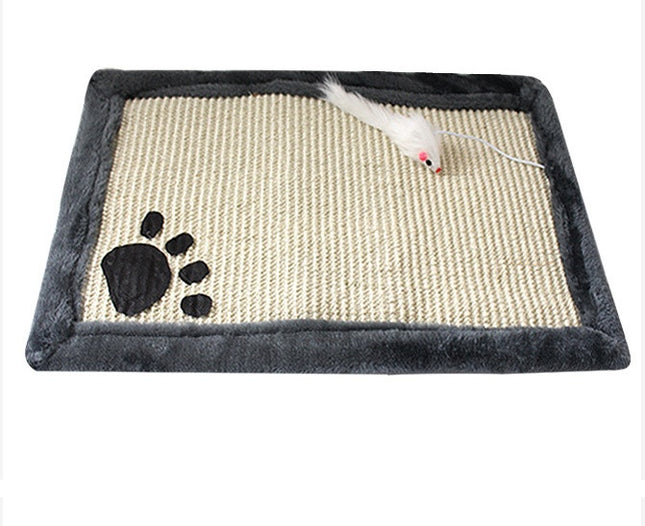 Natural Sisal Cat Scratching Mat – Durable Cat Claw Scratcher Pad – Anti-Slip Furniture Protector & Floor Rug for Indoor Cats