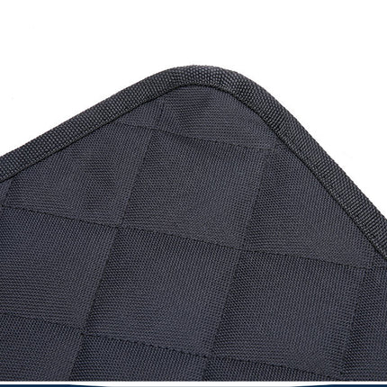 Dog Car Seat Cover with Mesh Visual Window – Waterproof Pet Carrier Hammock – Scratchproof Back Seat Protector with Pockets & Zippers