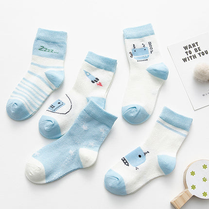 Ultra-Soft Breathable Baby Socks – Premium Cotton Rich Daily Socks – Non-Slip Comfort Fit for Infants & Toddlers